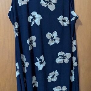 Tommy Hilfiger Navy and Tan Dress